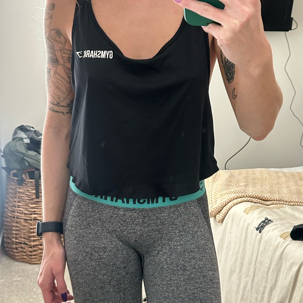 Black Gymshark Tank Top
